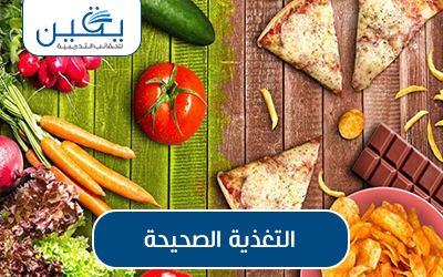 حقيبة التغذية الصحيحة